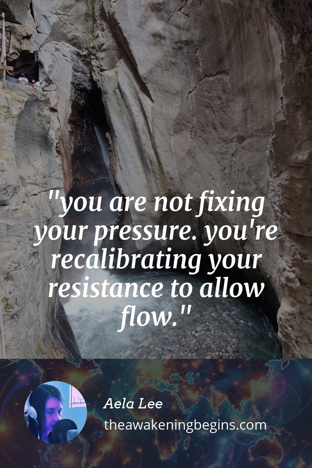 Pinterest Image you are not fixing your pressure. you're recalibrating your resistance to allow flow.