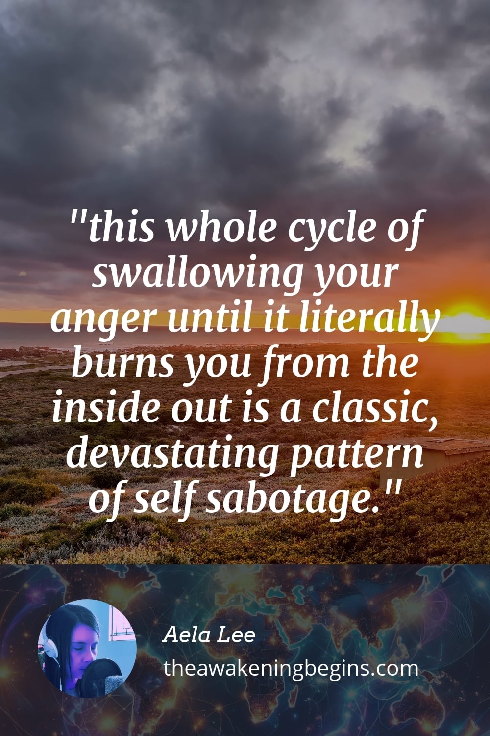 Pinterest Image this whole cycle of swallowing your anger until it literally burns you from the inside out is a classic, devastating pattern of self sabotage.