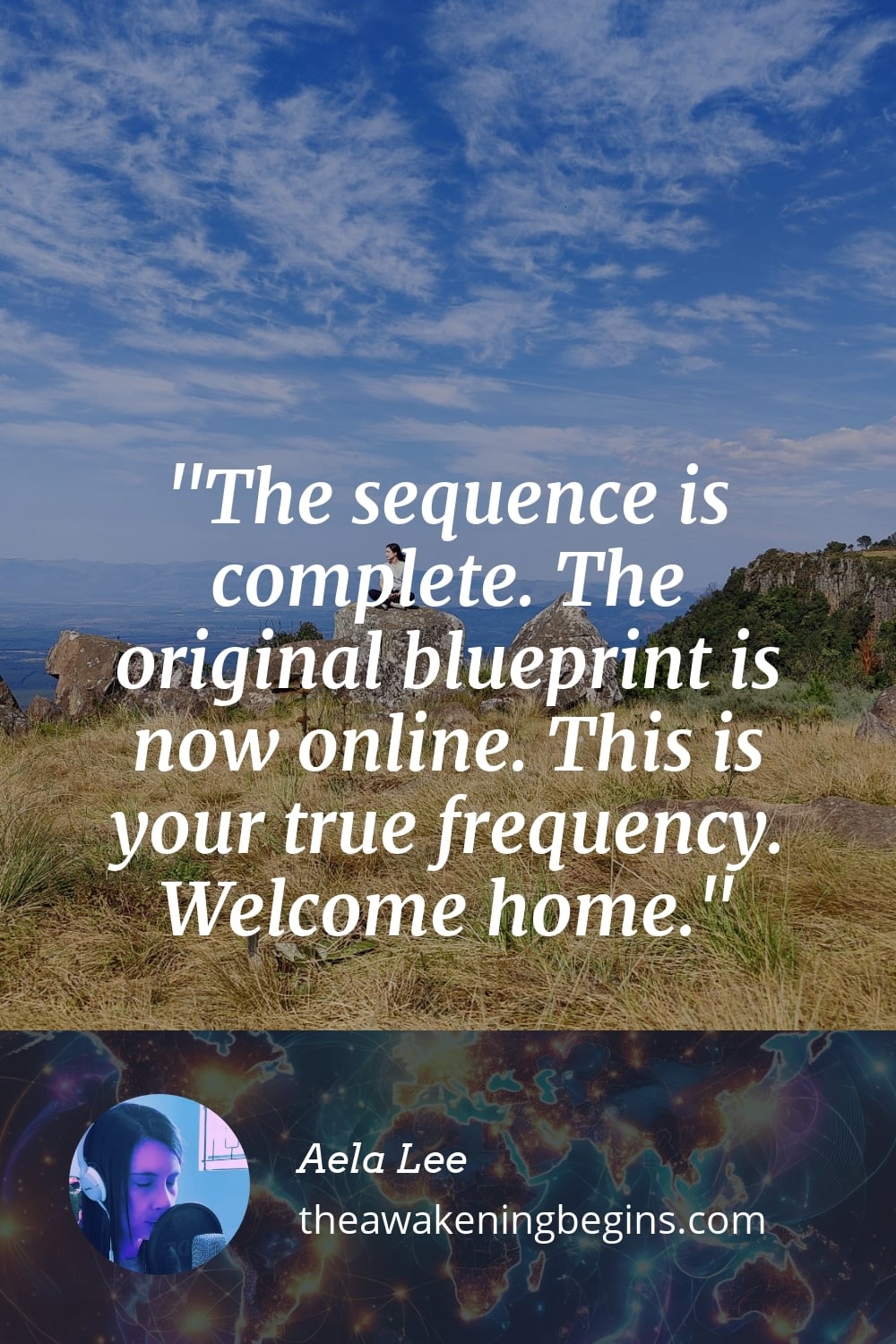 Pinterest Image The sequence is complete. The original blueprint is now online. This is your true frequency. Welcome home.