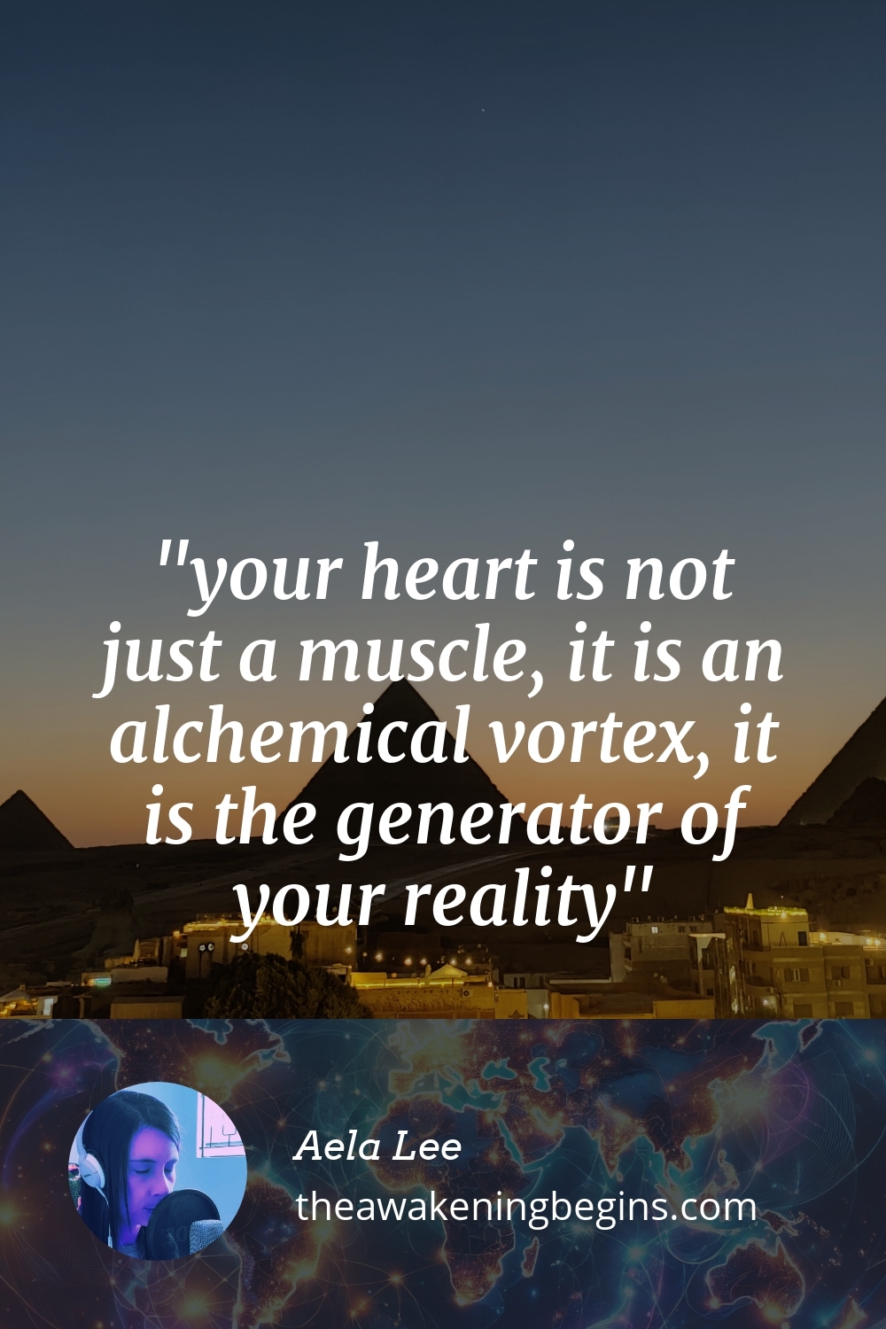 Pinterest Image your heart is not just a muscle, it is an alchemical vortex, it is the generator of your reality