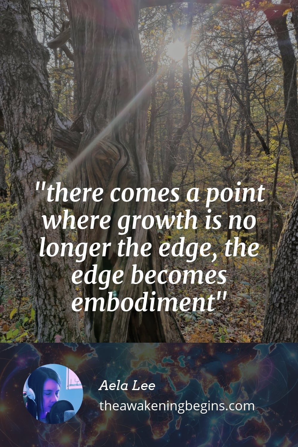 Pinterest Image there comes a point where growth is no longer the edge, the edge becomes embodiment
